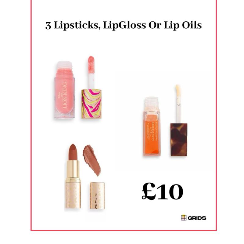 Revolution 3 Bundle - Any 3 lippy shown on the live