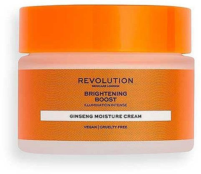 Revolution Brightening Boost Ginseng Moisture Cream - Skin-Nourishing Moisturizer for Radiant Skin - Skincare