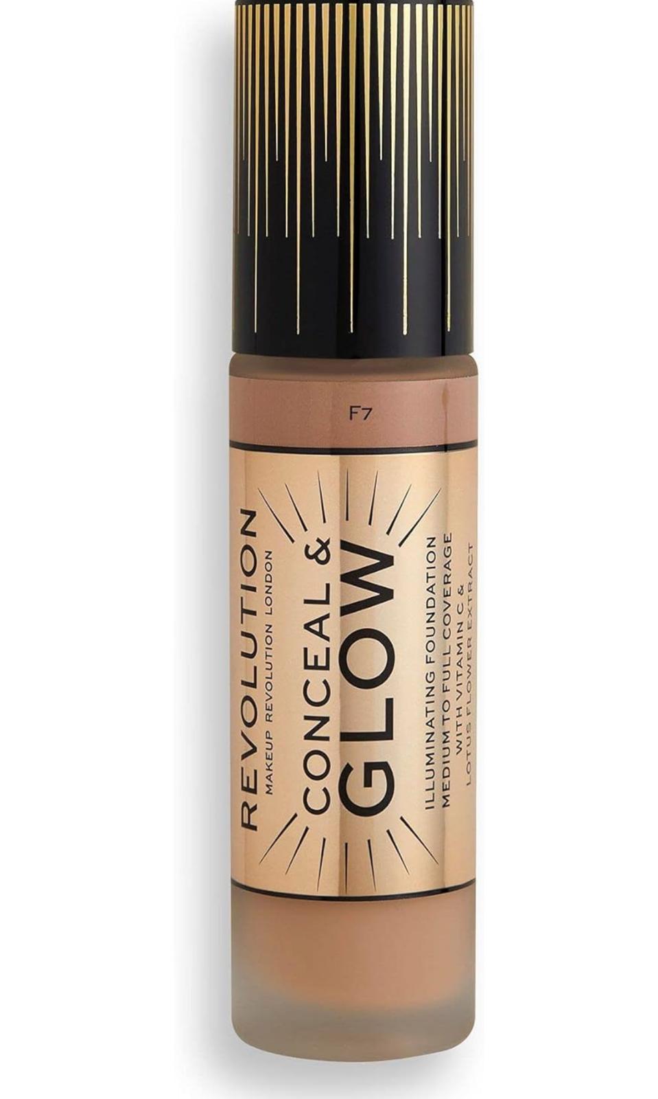 Revolution Conceal & Glow Foundation F7