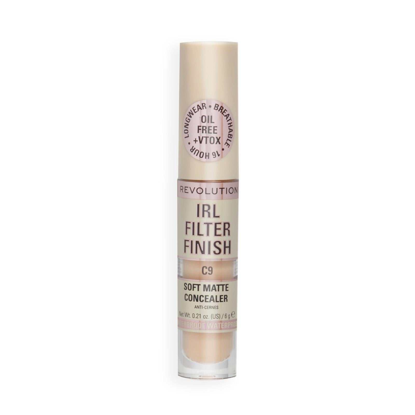 Revolution IRL Filter 16H Hydrating Full Coverage Concealer C9