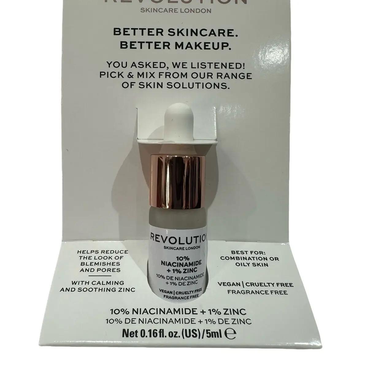 Revolution Skincare 10% Niacinamide 1% Zinc Serum Vegan Sample 5ml